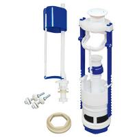 Арматура для сливного бачка FixHot Sti АС-17.1, стандарт нижняя, белая кнопка