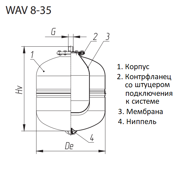 Wester WAV гидроаккумулятор устройство