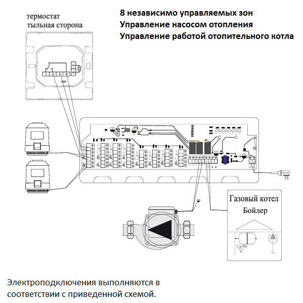Vieir VR1130 контроллер для сервоприводов схема