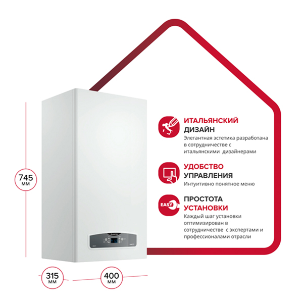 Газовый котел Ariston Cares XC 15 FF