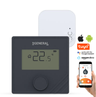 General Mitra HT25 Smart Wi-Fi, чёрный комнатный термостат
