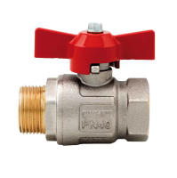 Кран шаровый Itap Ideal 1/2", бабочка, нр-вн