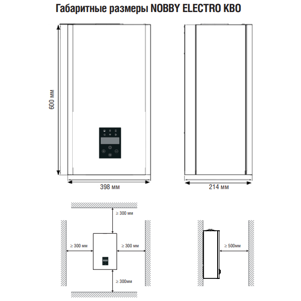 Kentatsu Nobby Electro KBO-размеры