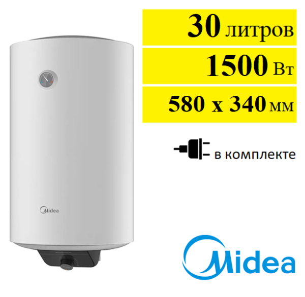 Водонагреватель электрический Midea MWH-3015-RED ProTec