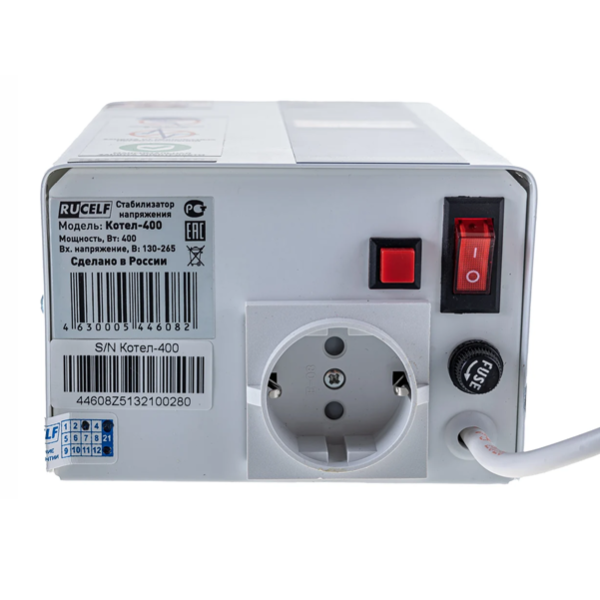Rucelf Котёл-400 стабилизатор напряжения подключение